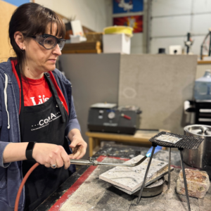 crystal hinds shop captain metalcraft tinkermill makerspace