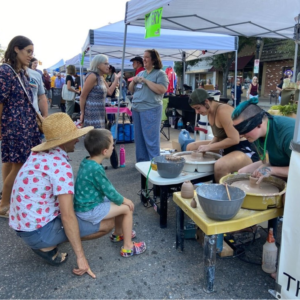 tinkermill makerspace at longmont co art walk 2023_Pottery